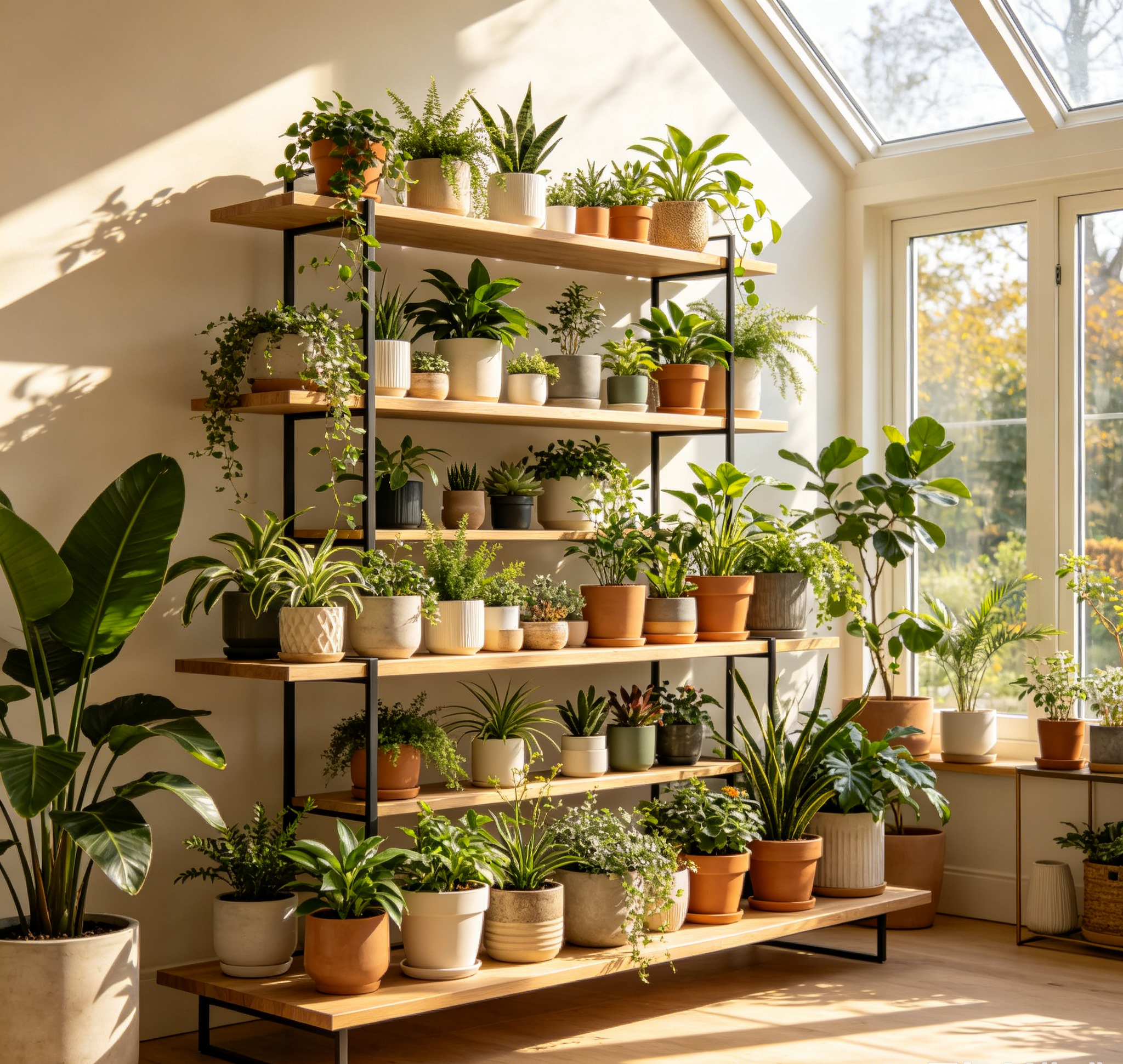 Large Capacity Plant Stand Organizer